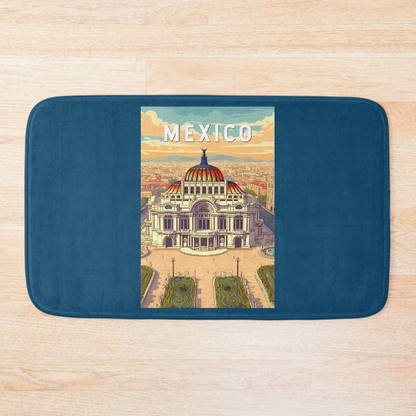 Item preview, Mexico Illustration Travel Art Vintage designed and sold by KrisSidDesigns.