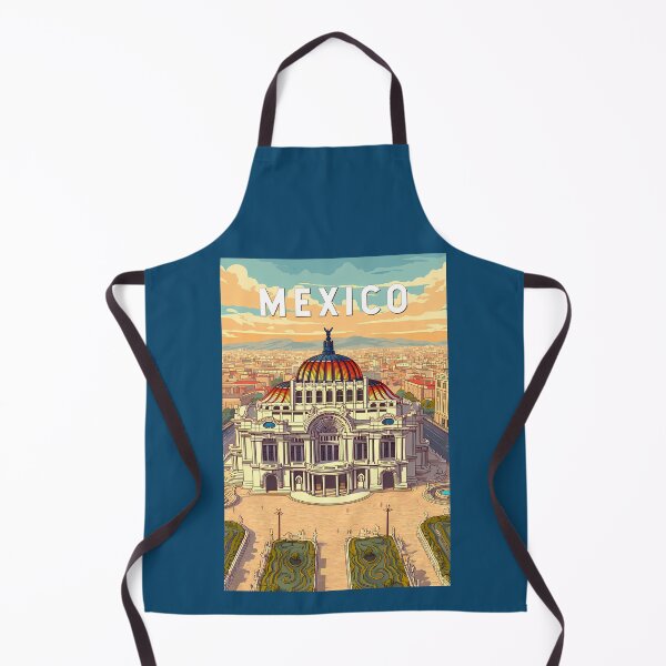 Item preview, Mexico Illustration Travel Art Vintage designed and sold by KrisSidDesigns.