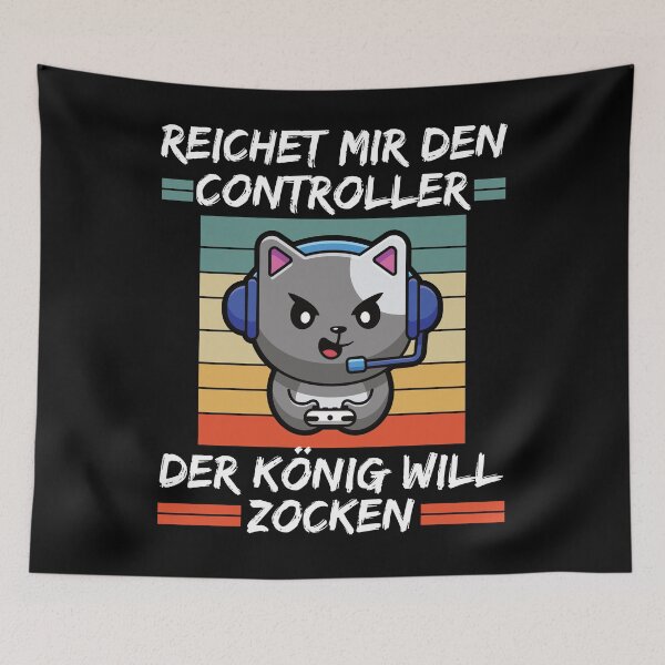Item preview, Gaming Vintage King wants to play designed and sold by MaximWundersee.