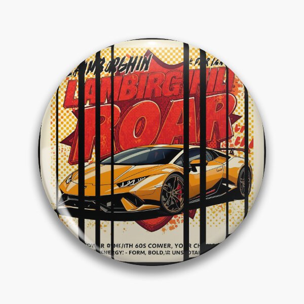Artikelvorschau, Lamborghin Huracá EVO, Comic-Energie der 60er Jahre, Born to Roar 7 entworfen und verkauft von Neon G.