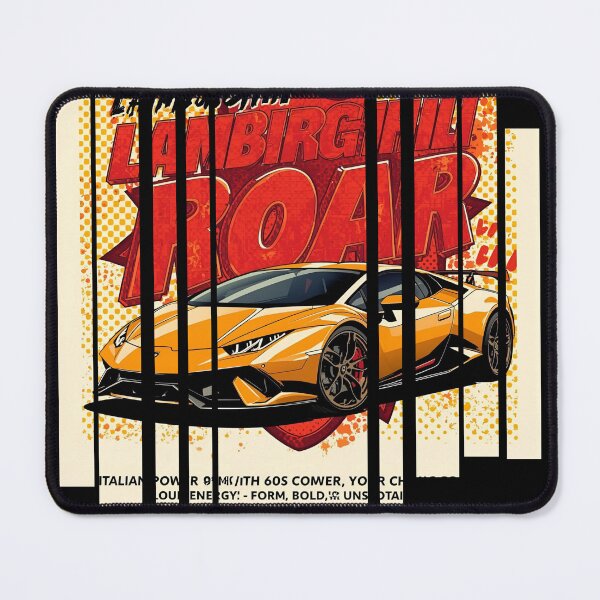Item preview, Lamborghin Huracá EVO, 60s comic energy Born to Roar 7 designed and sold by Neon G.