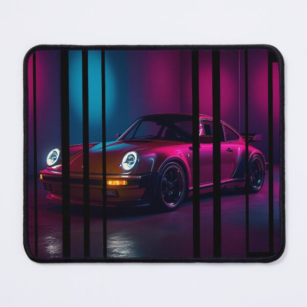Item preview, Porsch 911 Turbo S inspired Design Vintage racing poster style, dynamic motion lines 6 designed and sold by Neon G.