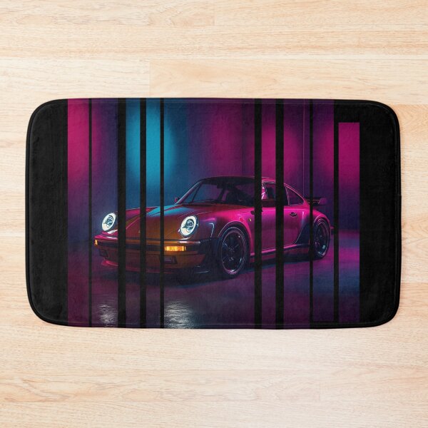 Item preview, Porsch 911 Turbo S inspired Design Vintage racing poster style, dynamic motion lines 6 designed and sold by Neon G.