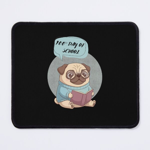 Item preview, Pug 100 Days of School designed and sold by 9morethan9®.