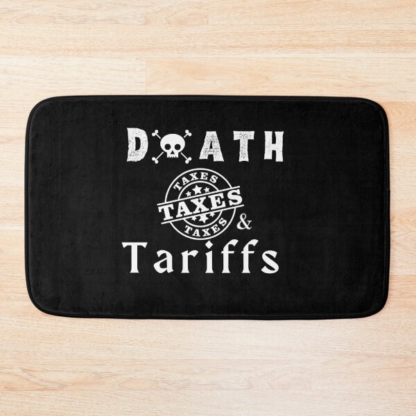 Item preview, Death Taxes and Tariffs Traditional Tattoo Style Grim Reaper designed and sold by SunandShade.