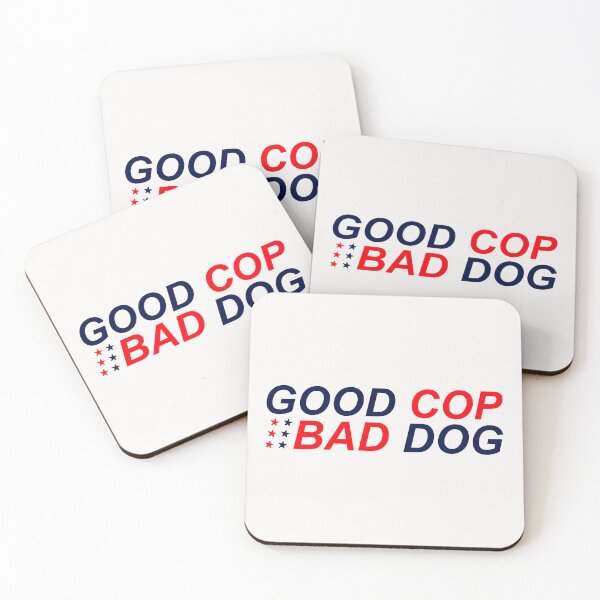 Item preview, Good Cop; Bad Dog; Police Humor; designed and sold by StickerApe.
