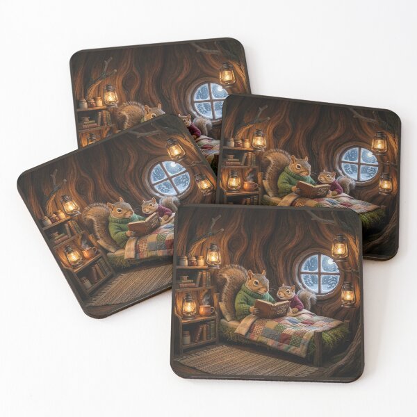 Item preview, Grey Squirrels in their Homely House designed and sold by Tridentulus.