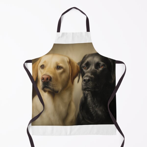 Item preview, Labrador Retrievers: Black and Yellow Portrait designed and sold by PetsArt.