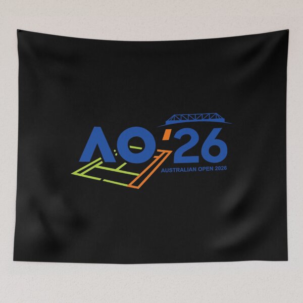Artikelvorschau, Australian Open 2026 Ao'26 Tennis entworfen und verkauft von Everything Pastel.
