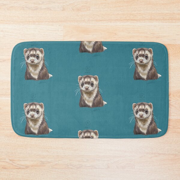 Item preview, Ferret pet portrait designed and sold by callmeadelaine.