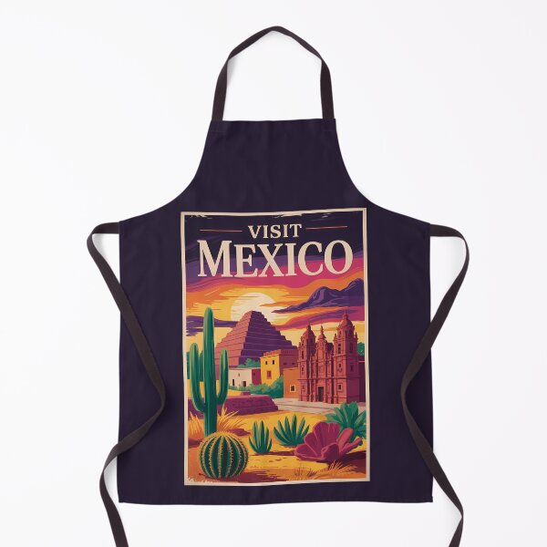 Item preview, Mexico Culture Illustration Travel Art Vintage designed and sold by KrisSidDesigns.