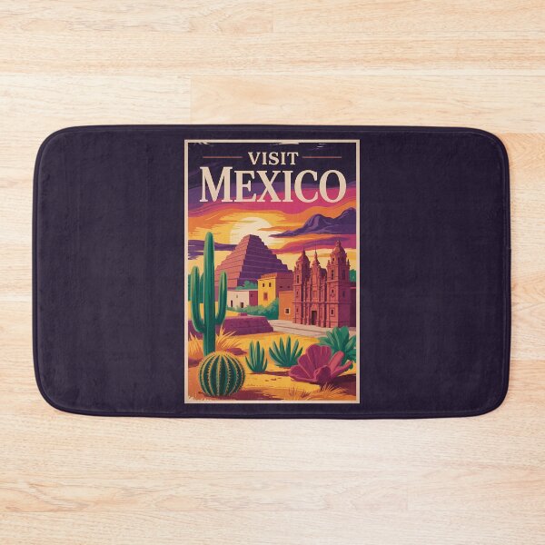 Item preview, Mexico Culture Illustration Travel Art Vintage designed and sold by KrisSidDesigns.