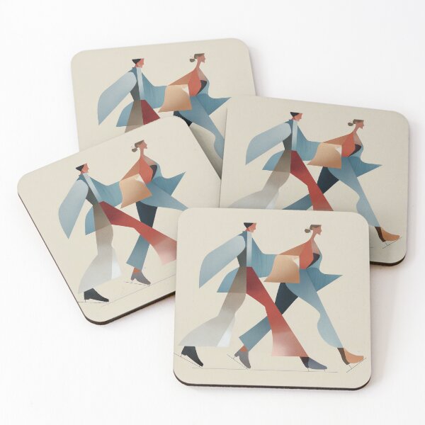 Item preview, Abstract ice skaters Figures designed and sold by lautir.