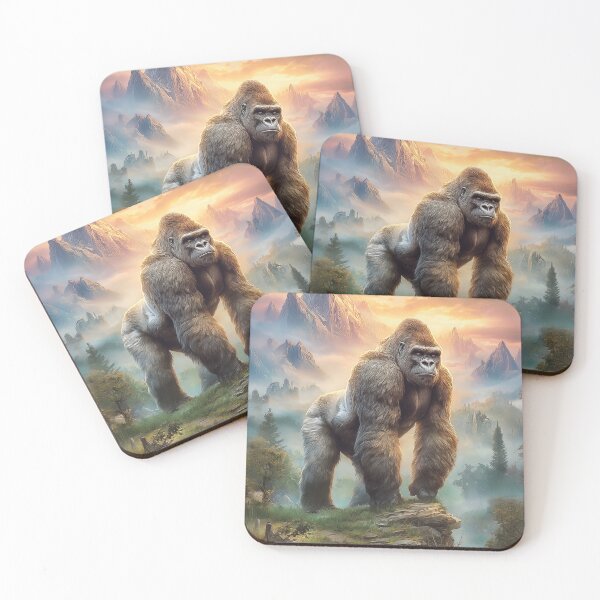 Item preview, Gorilla in Mountain Landscape designed and sold by PetsArt.