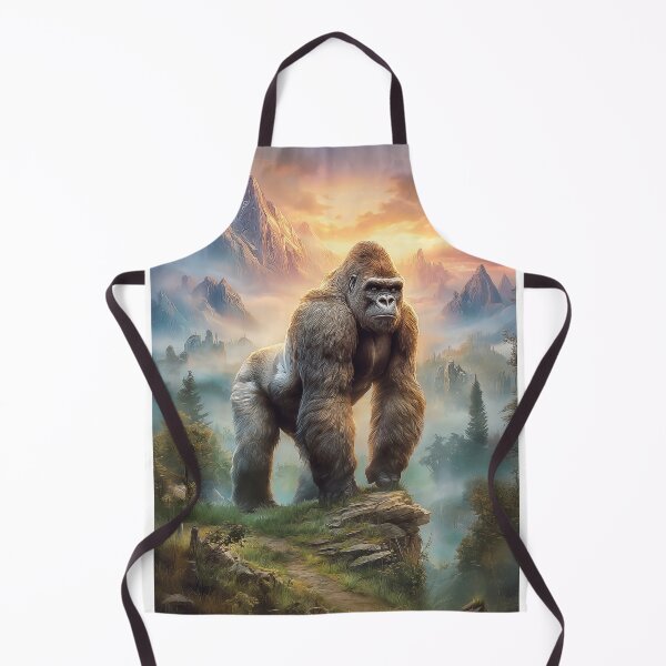 Item preview, Gorilla in Mountain Landscape designed and sold by PetsArt.
