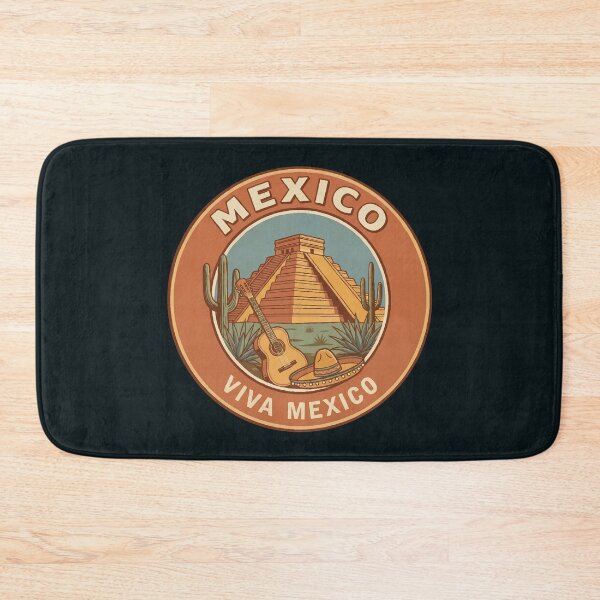 Item preview, Mexico Illustration Travel Art Badge designed and sold by KrisSidDesigns.