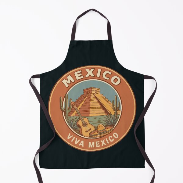 Item preview, Mexico Illustration Travel Art Badge designed and sold by KrisSidDesigns.