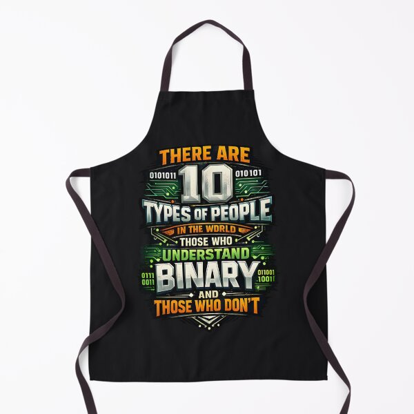 Item preview, There Are 10 Types of People Binary Joke designed and sold by shmupod.