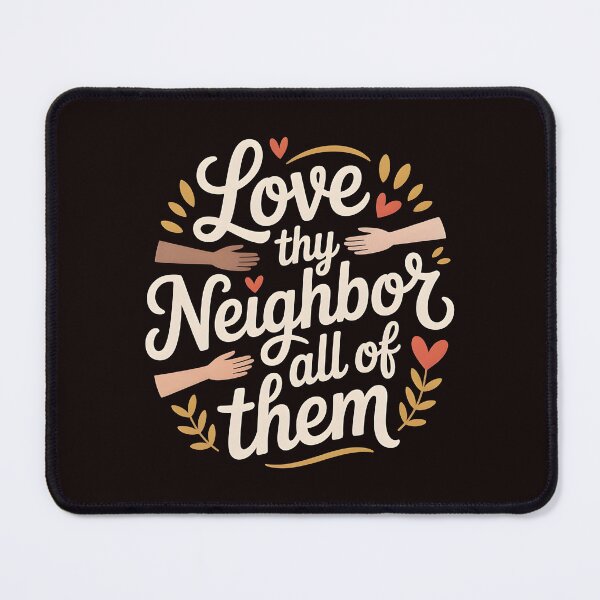 Item preview, Love Thy Neighbor All of Them – Kindness Message for Social Impact designed and sold by Redgiant87x.