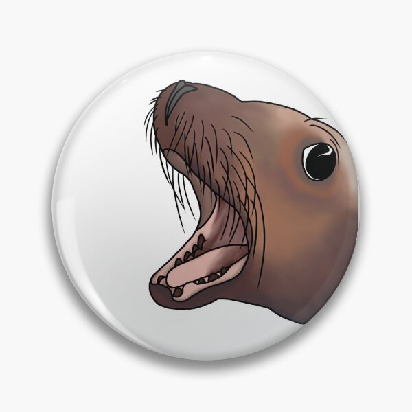 Artikelvorschau, Leerer schreiender Seelöwe entworfen und verkauft von Cryptid-Crafter.