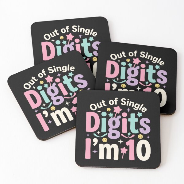Item preview, Out of Single Digits I’m Ten designed and sold by FreshVibe Prints.