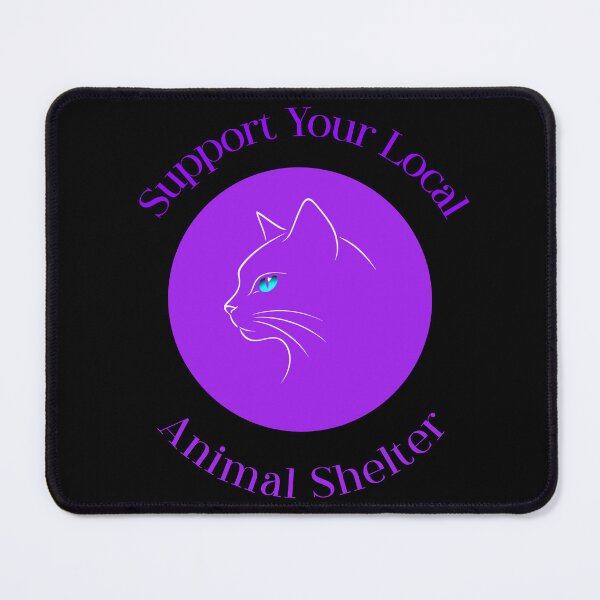 Item preview, Support Your Local Animal Shelter – Purple Cat Rescue Advocacy Design. designed and sold by TBWCREATIONS.