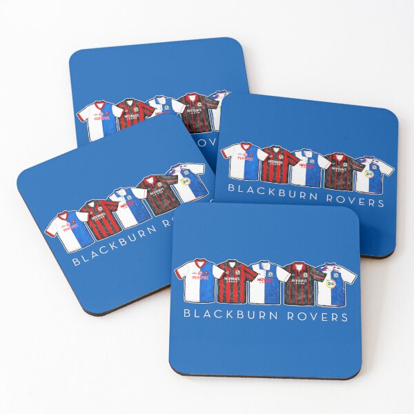 Item preview, Blackburn Rovers Kit Line-Up with Title designed and sold by PiggyBlack.