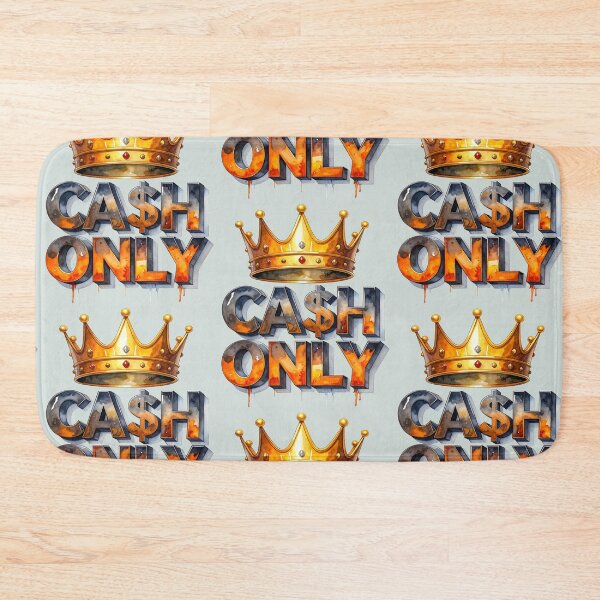Item preview, Efectivo, rey del dinero en naranja y gris designed and sold by LiskoDesign.