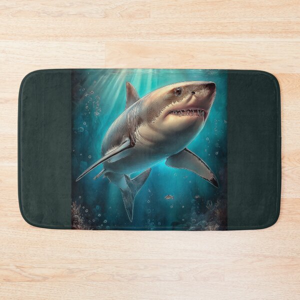 Item preview, Great White Shark Underwater Portrait designed and sold by PetsArt.