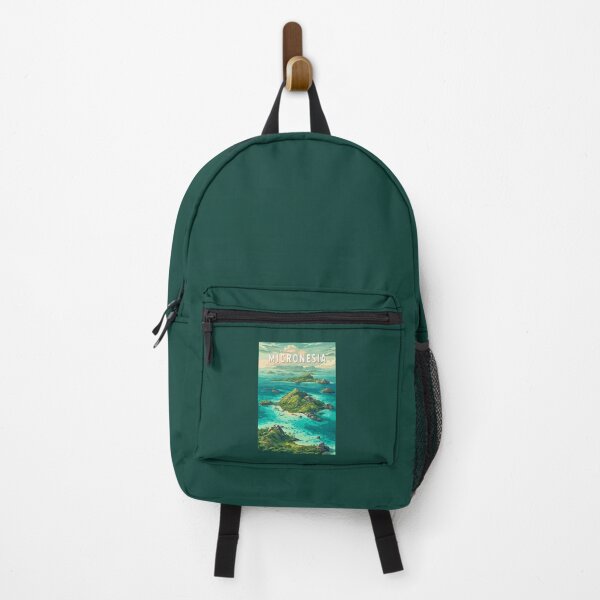 Item preview, Micronesia Illustration Travel Art Vintage designed and sold by KrisSidDesigns.