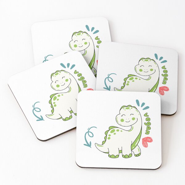 Item preview, Cute Vegan Dino designed and sold by ChathuStrokes.