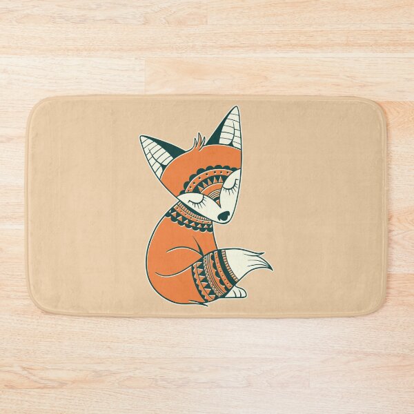 Item preview, Cute Fox Tribal Boho Animal Illustration Art designed and sold by Mido tee art shop.