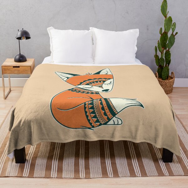 Item preview, Cute Fox Tribal Boho Animal Illustration Art designed and sold by Mido tee art shop.