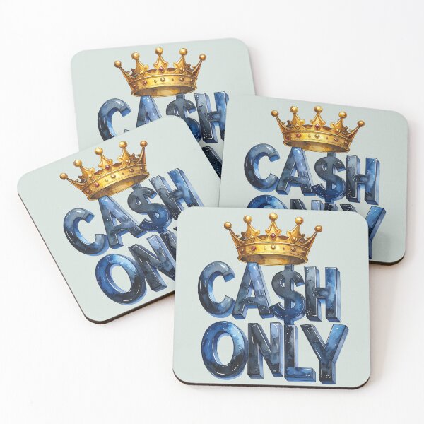 Item preview, Cash, king of money in blue and gray designed and sold by LiskoDesign.