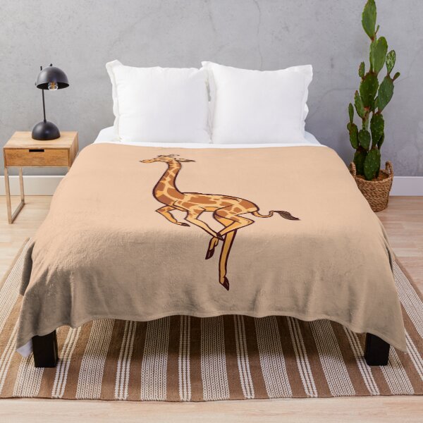 Item preview, Cute Giraffe Running Cartoon Animal Illustration designed and sold by Mido tee art shop.