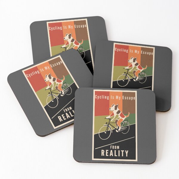 Item preview, Cycling Is My Escape From Reality designed and sold by Anniko Art Studio.
