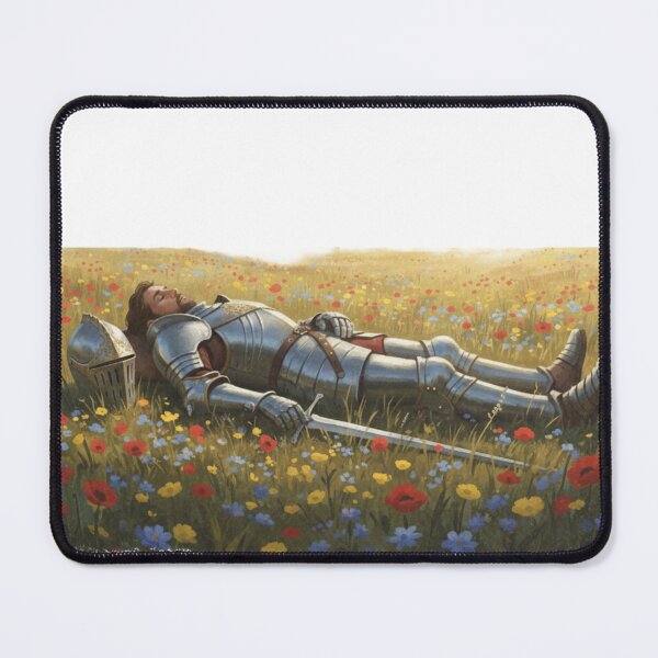Item preview, The Silent Rest - Knight in Wildflowers designed and sold by JimmizBoutique.