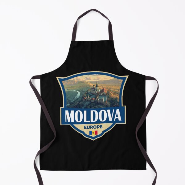 Item preview, Moldova Illustration Retro Badge designed and sold by KrisSidDesigns.