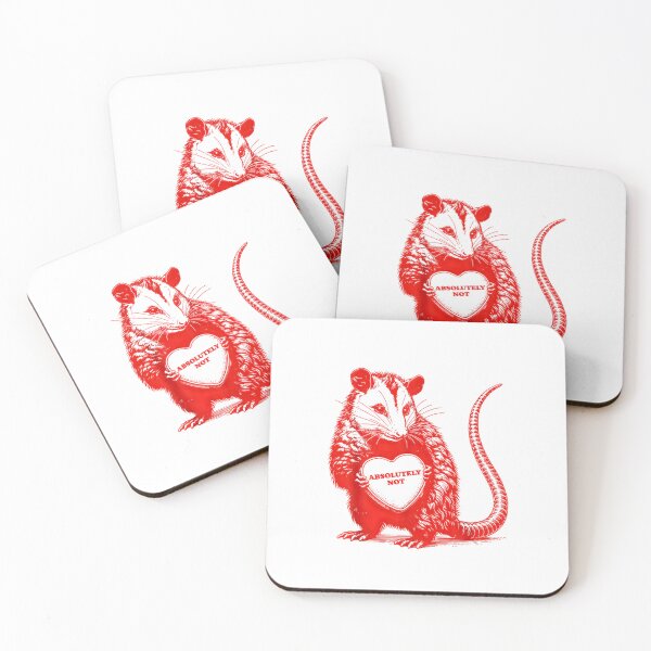Item preview, Funny Opossum Absolutely Not Valentine Graphic designed and sold by NinigFox.