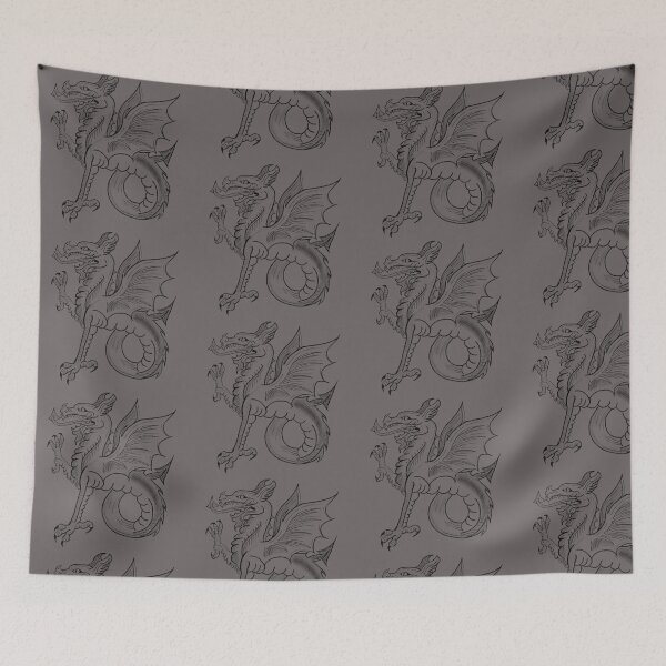 Item preview, Vouivre medieval engraving designed and sold by Hermeticaa.