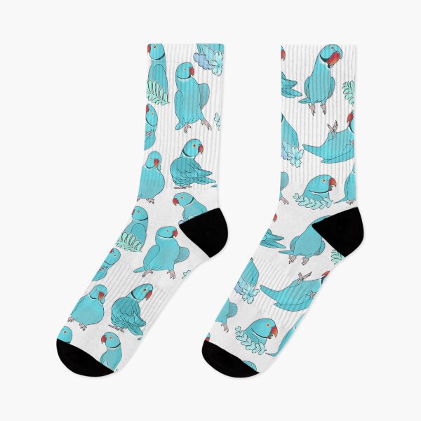 Item preview, blue indian ringneck pattern designed and sold by FandomizedRose.