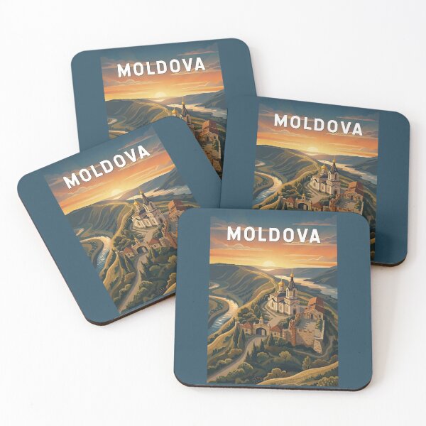 Item preview, Moldova Illustration Travel Art Vintage designed and sold by KrisSidDesigns.
