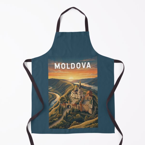 Item preview, Moldova Illustration Travel Art Vintage designed and sold by KrisSidDesigns.