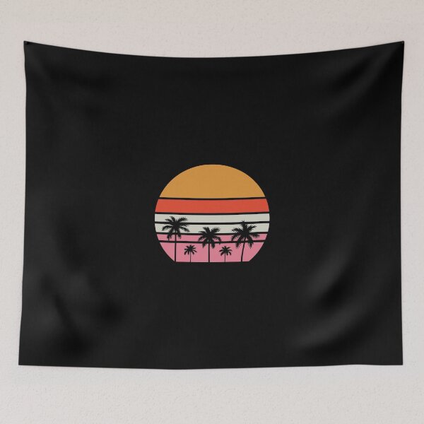 Item preview, Retro Sunset with Palm Trees designed and sold by jkrphoto.
