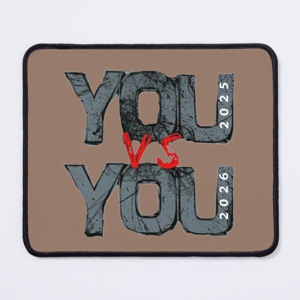 Item preview, YOU 2025 VS YOU 2026 – Motivational Mindset Quote Sticker designed and sold by MyDesigneStore.