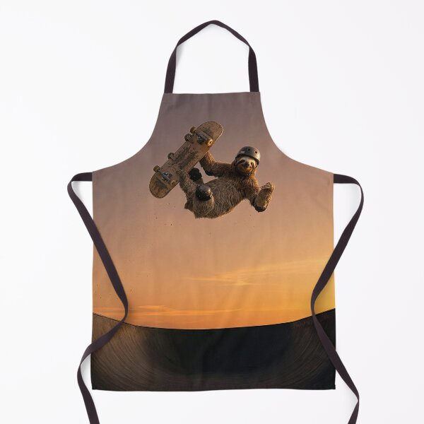 Item preview, Sloth Skateboarder Catches Big Air designed and sold by Tridentulus.