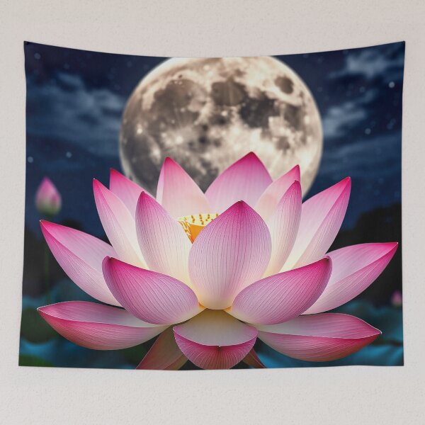 Item preview, Moonlit Lotus Bloom designed and sold by AmetistLight.