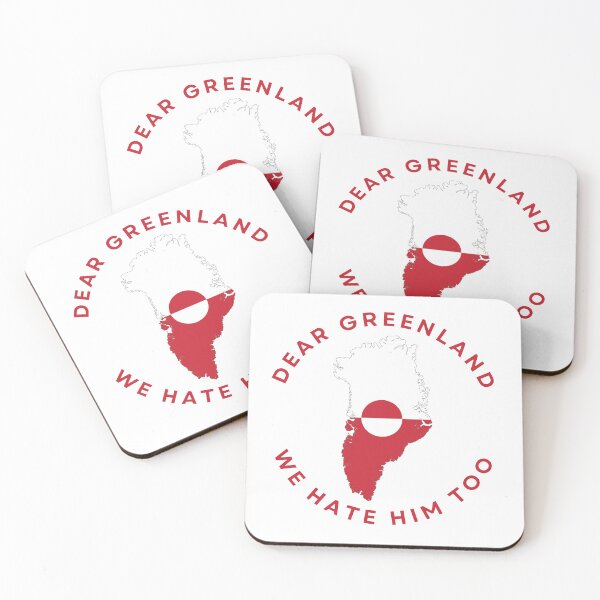 Item preview, Dear Greenland We Hate Him - I Stand With Greenland designed and sold by Saitokuu7Art.