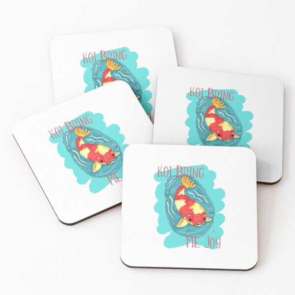 Item preview, Koi Bring Me Joy Fun Fish Love Slogan  designed and sold by mytshirtfort.