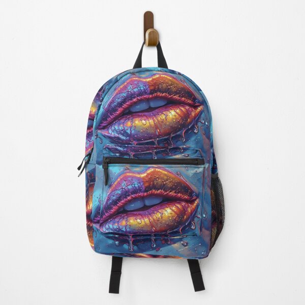 Item preview, Neon Glossy Lips Dripping Pop Art designed and sold by Neer arts.